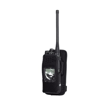 Black Nylon Holster for Chest Harness, T03 - 00038 - 0029 for Tait 16 Key TP93/94 Series Radios - 49er Communications - Tait