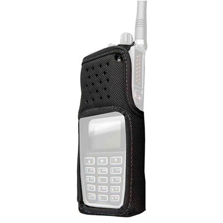 Black Nylon Holster, Open front, MAEV - NHC2A for Harris XG - 75P Radios - 49er Communications - Harris