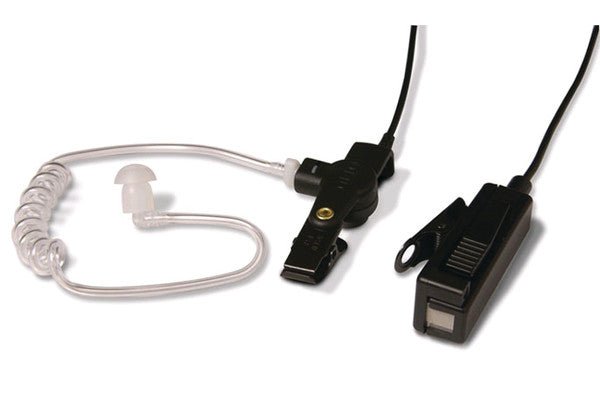 LAA0225 2 - Wire Surveillance Mic with Acoustic Tube for BK DPH & GPH Radios - 49er Communications - BK Technologies