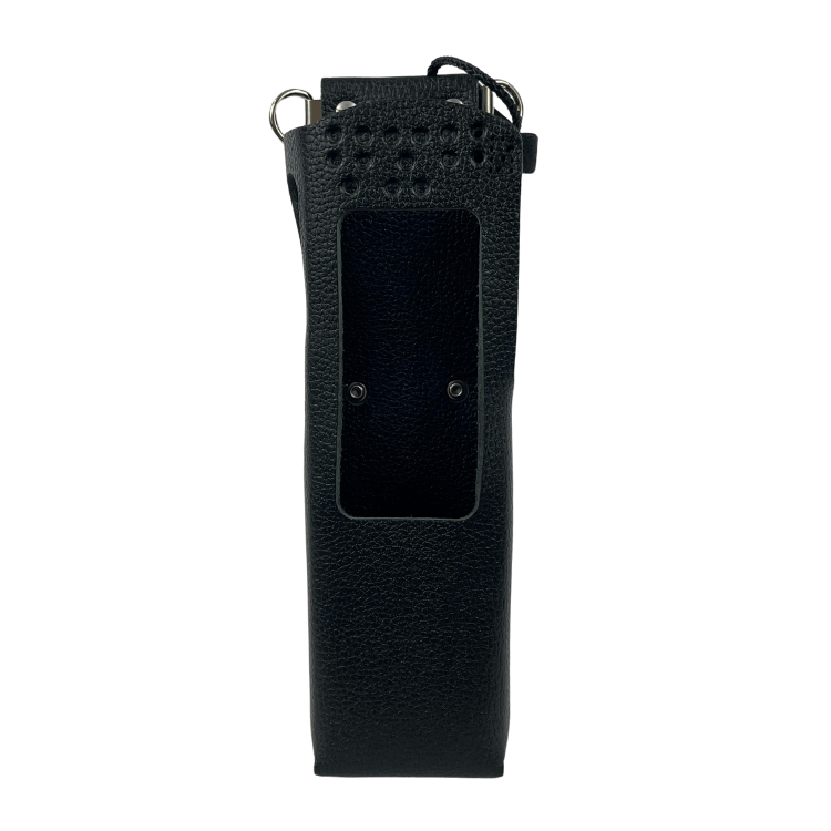 Leather Holster for BKR5000 – AA Clamshell, D - Ring Loop - 49er Communications - 49er Communications