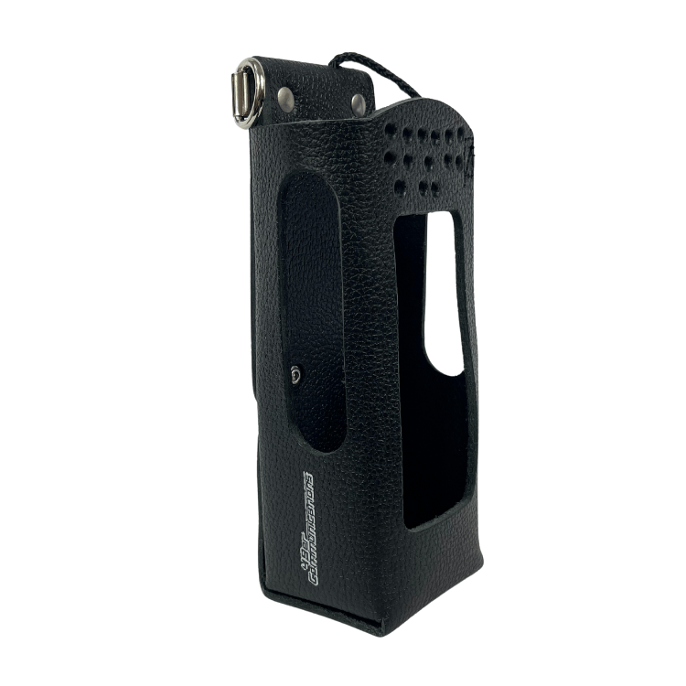Leather Holster for BKR5000 – Open Keypad, D - Ring Belt Loop - 49er Communications - 49er Communications