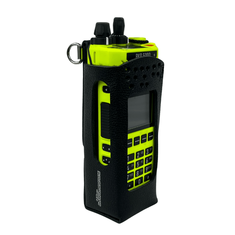Leather Holster for BKR5000 – Open Keypad, D - Ring Belt Loop - 49er Communications - 49er Communications