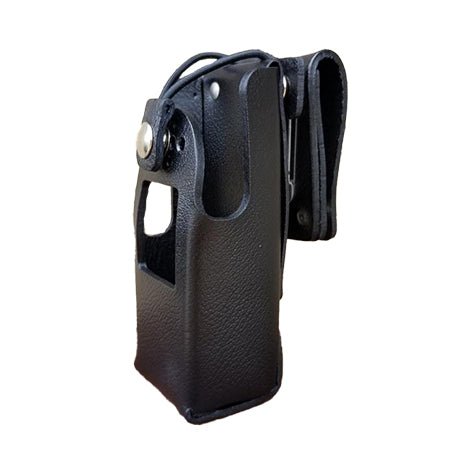 Leather Holster with Swivel Belt Loop for iCOM IC - F3261S/4261S Radios - 49er Communications - 49er Communications