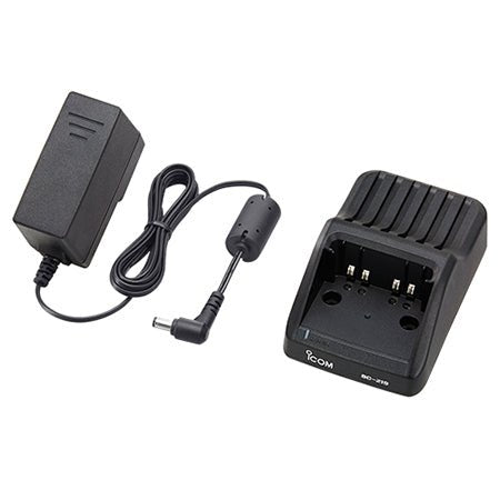 Single Desktop Charger, BC219N for iCOM F3400/F4400, F7010/F7020 Series Radios - 49er Communications - iCOM