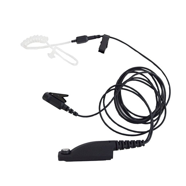 2 - Wire Surveillance Mic with Acoustic Tube Earpiece for BKR Series Radios - 49er Communications - BK Technologies