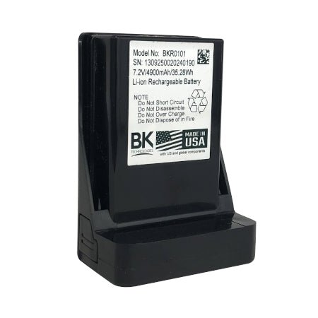 4900 mAh, IP68, Super High Capacity, Li - Ion Battery for BKR5000, BKR0101 - 49er Communications - BK Technologies