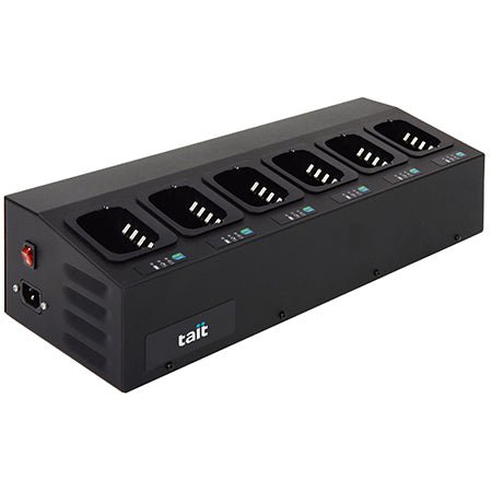 6 - Bay Desktop Charger, T03 - 00013 - AEAA for Tait TP8 & TP9 Radios - 49er Communications - Tait