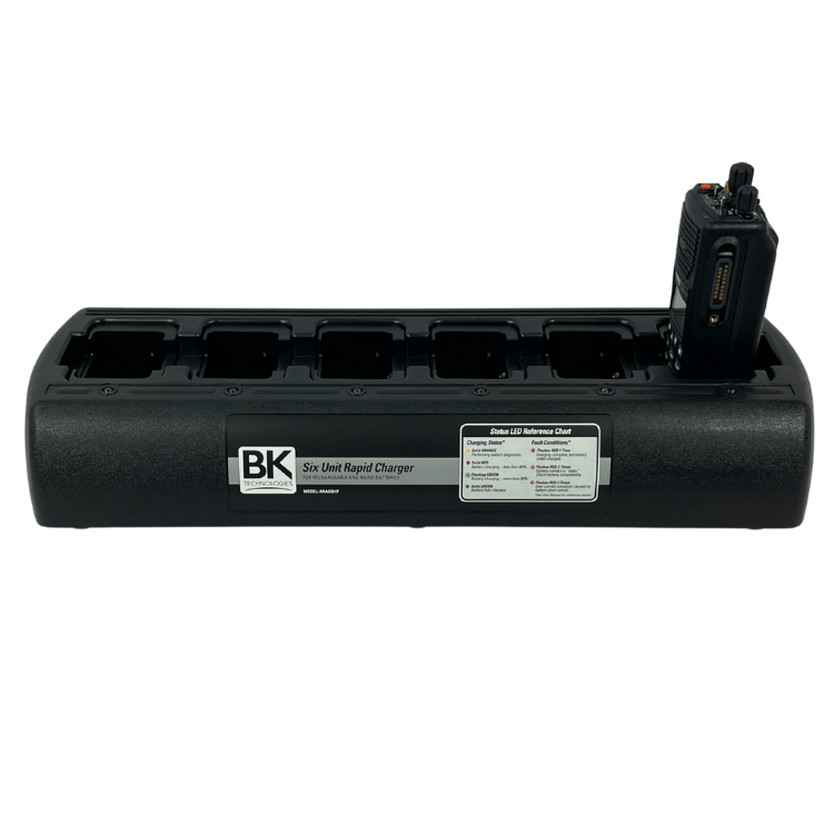 6 - Bay Multi Position Charger, KAA0301P for KNG - 49er Communications - BK Technologies