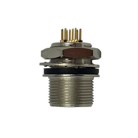 8 - Pin Threaded Microphone Connector for BK KNG - M - 49er Communications - BK Technologies