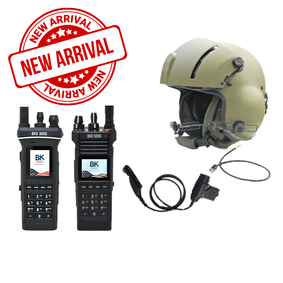 Aviation Flight Helmet Adapter (BKR0245) with NexusU174 for BKR5000 / BKR9000 Radios - 49er Communications - BK Technologies