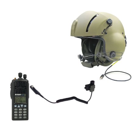 Aviation Flight Helmet Adapter with U174/U for Relm BK KNG & KNG2 Radios - 49er Communications - 49er Communications