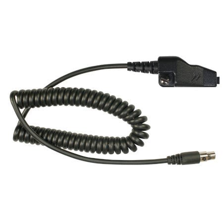 Behind the Head Dual Muff Headset for Kenwood NX - 200, TK - 190 Series Portables - 49er Communications - Miner Mic