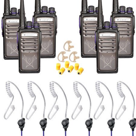 Big Bouncer Bundle Undercover 6 - Pack Alpha1 Radios - 49er Communications - Wicked Technology