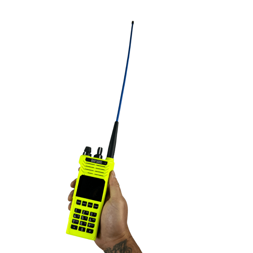 BigBoost V2 – 20" Blue Whip VHF Antenna for BK Technologies BKR & Motorola APX - 49er Communications - BigBoost