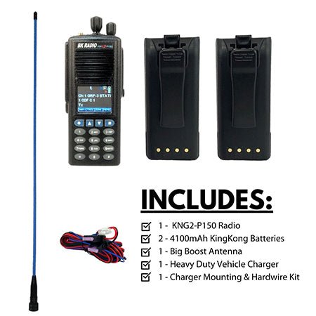 BK Radio KNG Wildland Firefighter Premium Kit - DISCONTINUED - 49er Communications - 49er Communications