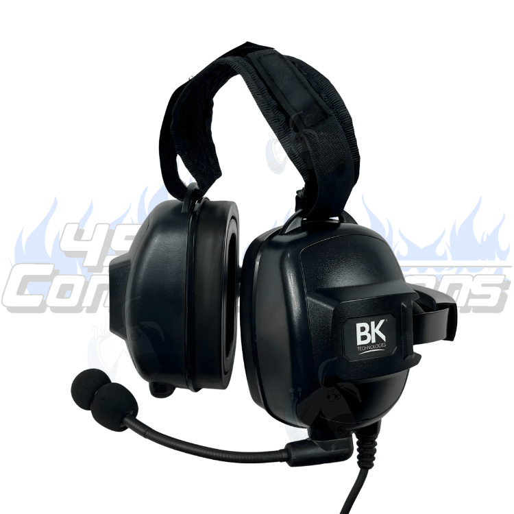BKR0228 Dual Muff Headset Kit with BKR0228 - HAC Adapter for BKR5000 & BKR9000 Radios - 49er Communications - BK Technologies