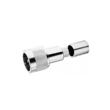 Crimp on UHF male connector for LMR600 coax, EZ600UM - 49er Communications - Times Microwave