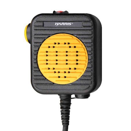 Harris Hi - visibility Speaker Mic, EV - AE4C for XG - 15P/25P/75P and XL - 45P/95P Radios - 49er Communications - Harris