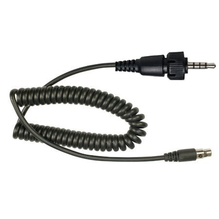 Headset Cord for Kenwood/EF Johnson 51, Ascend & VP Series Portables - 49er Communications - Miner Mic