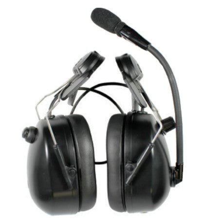 Relm Rpu416 Helmet Mount Dual Muff Headset Kenwood TK-2100 & Relm RPU416 Series Po ...