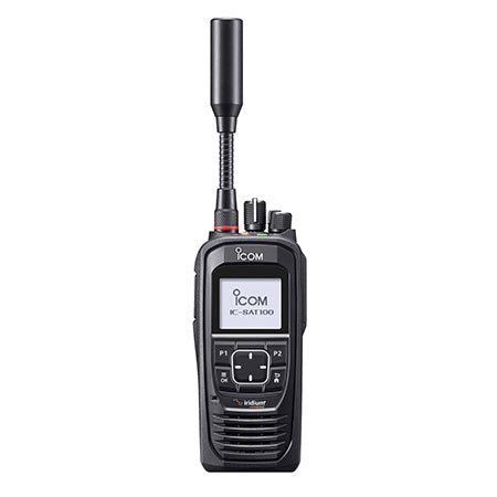 IC - SAT100 iCOM Iridium Satellite Handheld Radio - 49er Communications - iCOM