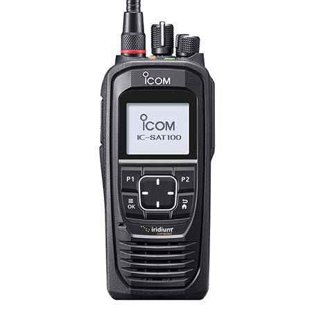 IC - SAT100 iCOM Iridium Satellite Handheld Radio - 49er Communications - iCOM