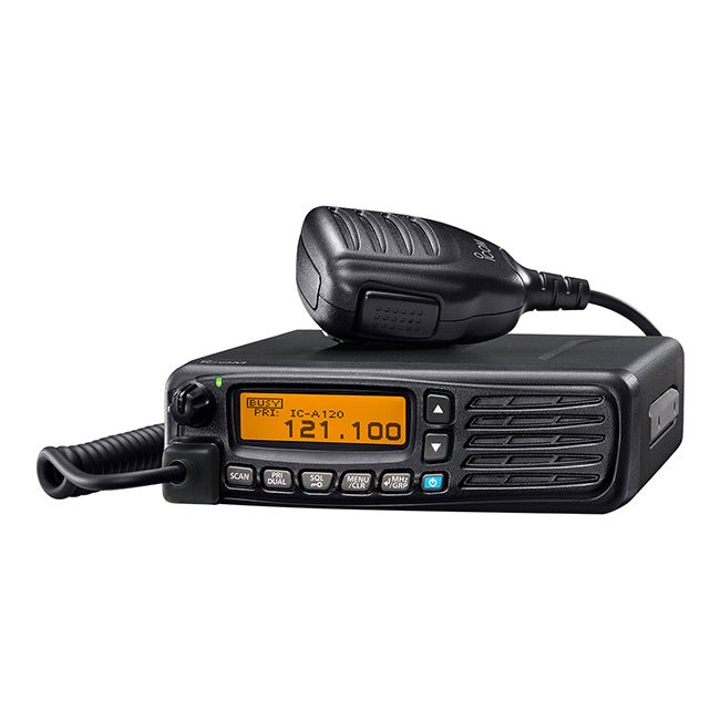 iCOM IC - A120 Air Band Mobile Dash Mount Radio - 49er Communications - iCOM