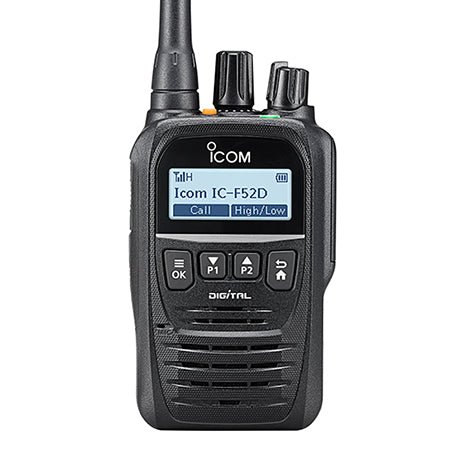 iCOM IC - F52D & IC - F62D/UL Series Handheld Digital Radios - 49er Communications - iCOM