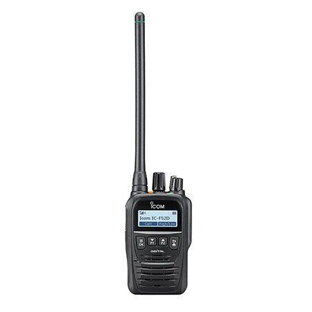 iCOM IC - F52D & IC - F62D/UL Series Handheld Digital Radios - 49er Communications - iCOM