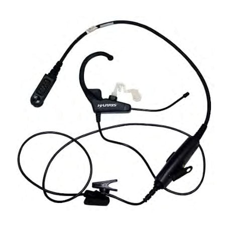 In - Ear Headset, Boom Mic, In - Line PTT, XL - AE2A for Harris XL - 200P, XL - 185P Series Radios - 49er Communications - Harris