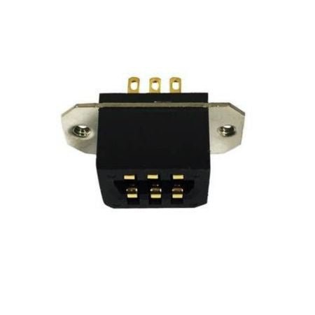 J17 6 - Pin Receptacle Side Connector - DPH, GPH, EPH - 49er Communications - BK Technologies