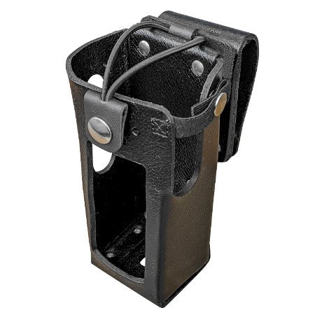 Leather Holster, D - Swivel with 3 Inch Belt Loop for Harris XL - 200P & XL - 185P Radios - 49er Communications - 49er Communications