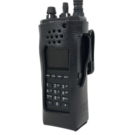 Leather Holster, Open Keypad, BKR0421 for BKR5000 Portable Radios - 49er Communications - BK Technologies