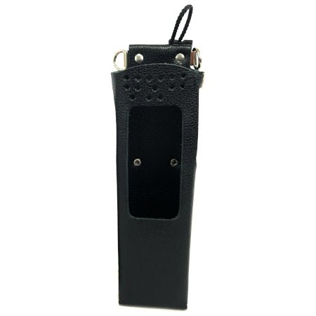 Leather Holster, Open Keypad, Use with Clamshell Battery for BKR5000 - 49er Communications - 49er Communications