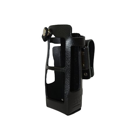 Leather Open Keypad Holster with D - Swivel for BKR9000 Radios BKR0420 - 49er Communications - BK Technologies