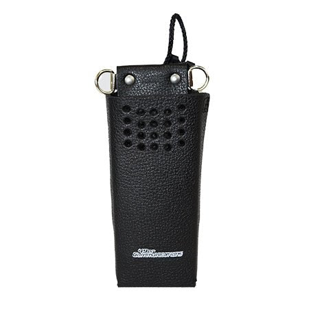 Leather Open Speaker Holster with D - Swivel and D - Rings BKR9000 Radios - 49er Communications - 49er Communications