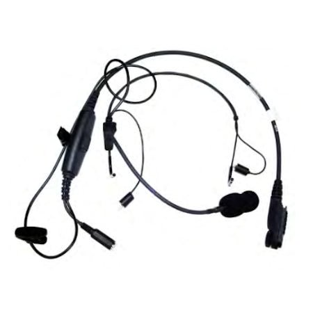 Lightweight BTH Headset, Dual In - Ear, XL - AE2F for Harris XL - 200P, XL - 400P Series Radios - 49er Communications - Harris