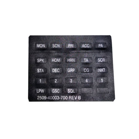 Mobile Keypad MON/SCN/PRI Inlay - DMH, GMH, EMH - 49er Communications - BK Technologies