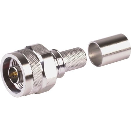 N - Male Hex Head, Crimp On Connector for LMR400 Coax - 49er Communications - Times Microwave