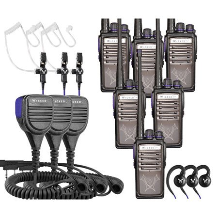 Nighthawk Security Bundle Alpha1 Radio 6 - Pack - 49er Communications - Wicked Technology