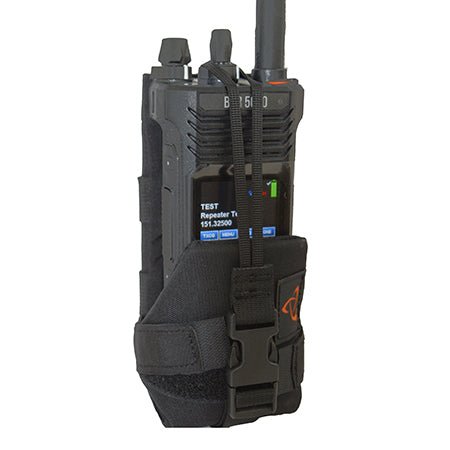 Nylon Holster for BKR5000 Series Radios Compatible with Rechargeable and Clamshell Batteries - 49er Communications - Mystery Ranch