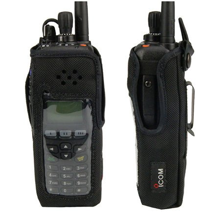 Nylon Holster, NCF9011T Clip for iCOM F9011T/9021T Full Keypad radios - 49er Communications - iCOM