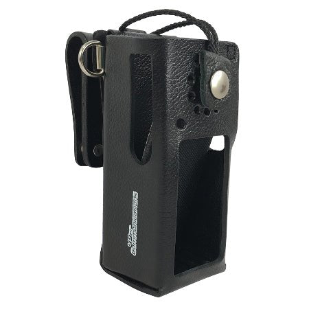 Open Front Leather Holster with Swivel Belt Loop for KNG - 49er Communications - 49er Communications