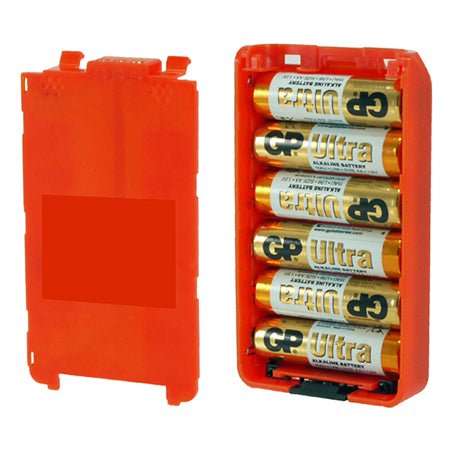 Orange AA Clamshell Battery for Kenwood NX220 & TK2170 Series Portables - 49er Communications - BadAss