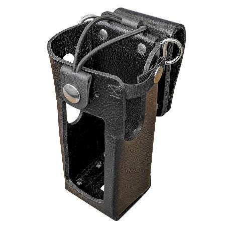 Premium Leather Holster, Full Keypad, D - Swivel, D - Rings for Harris XL - 200P & XL - 185P - 49er Communications - 49er Communications