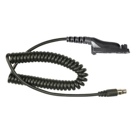 Replacement Cable for BTH Dual Muff Headsets for Motorola APX, XPR Portables - 49er Communications - Miner Mic