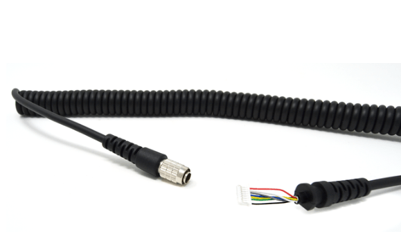 Replacement Straight Connector Mic Cable for BK Technologies KAA0290S & KAA0276S – Coil Cable 6006 - 60276 - 000 - 49er Communications - BK Technologies