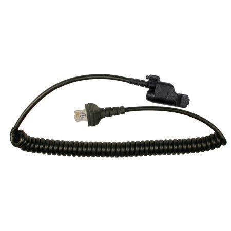 Ruggedized Miner Mic Replacement Cable, PAMO3SPMMCA for Moto & EF Johnson Radios - 49er Communications - Miner Mic