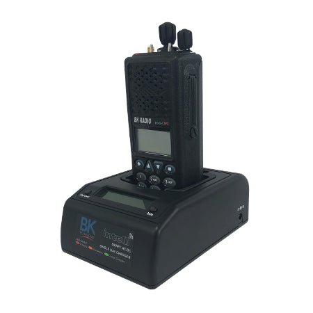 Single Bay Desktop Smart Charger, KAA0303 - 1 for KNG - 49er Communications - BK Technologies