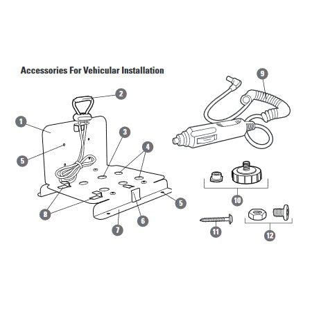 Single Radio Vehicle Charger for BKR5000 Handheld Radios - 49er Communications - 49er Communications